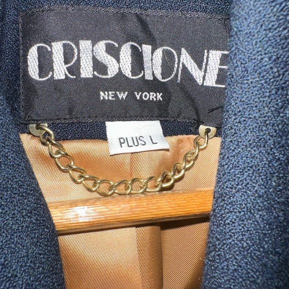 Criscione Blue Blazer with Gold Details and Tassels - Plus L - Picture 2 of 10